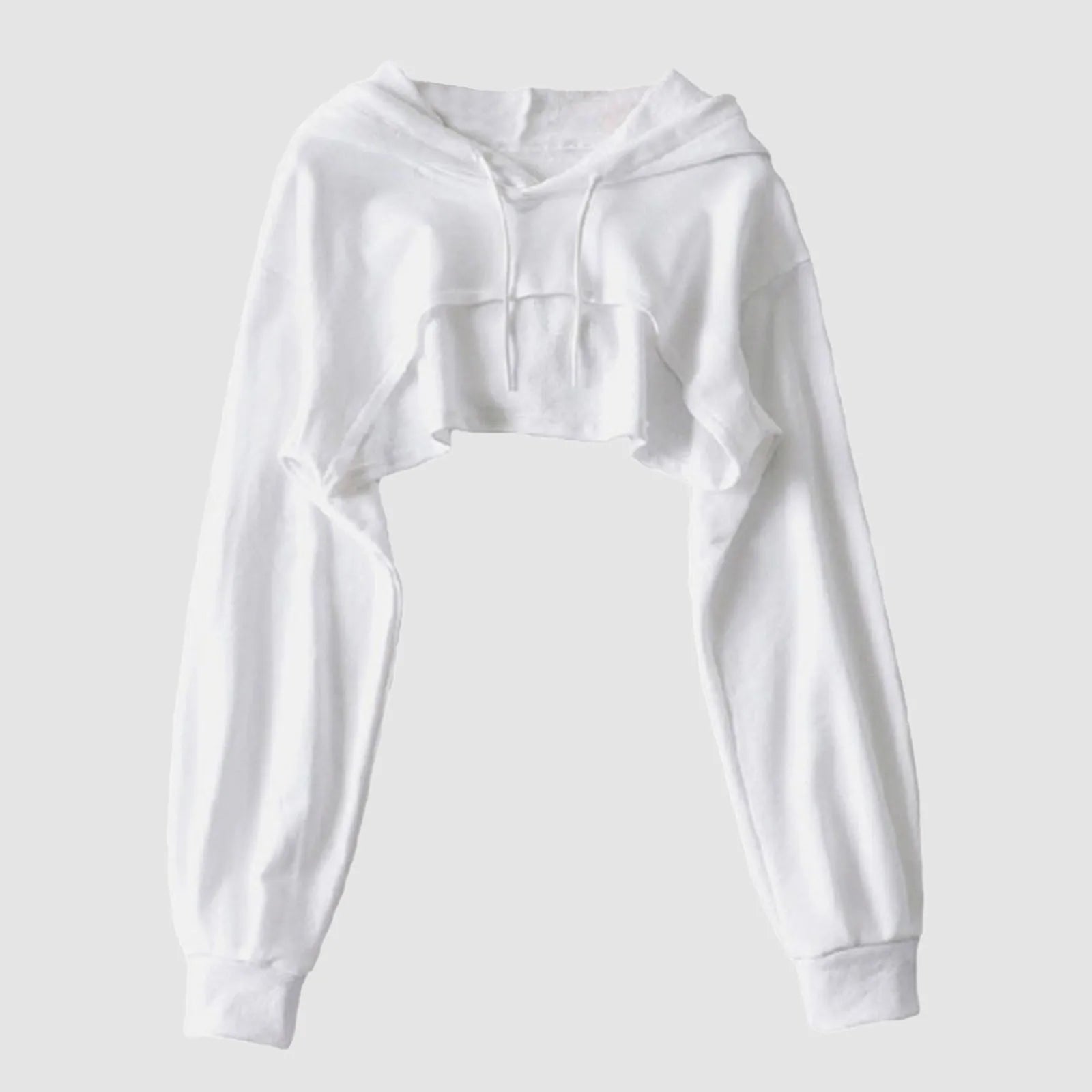 Cropped Hooded Sweatshirt